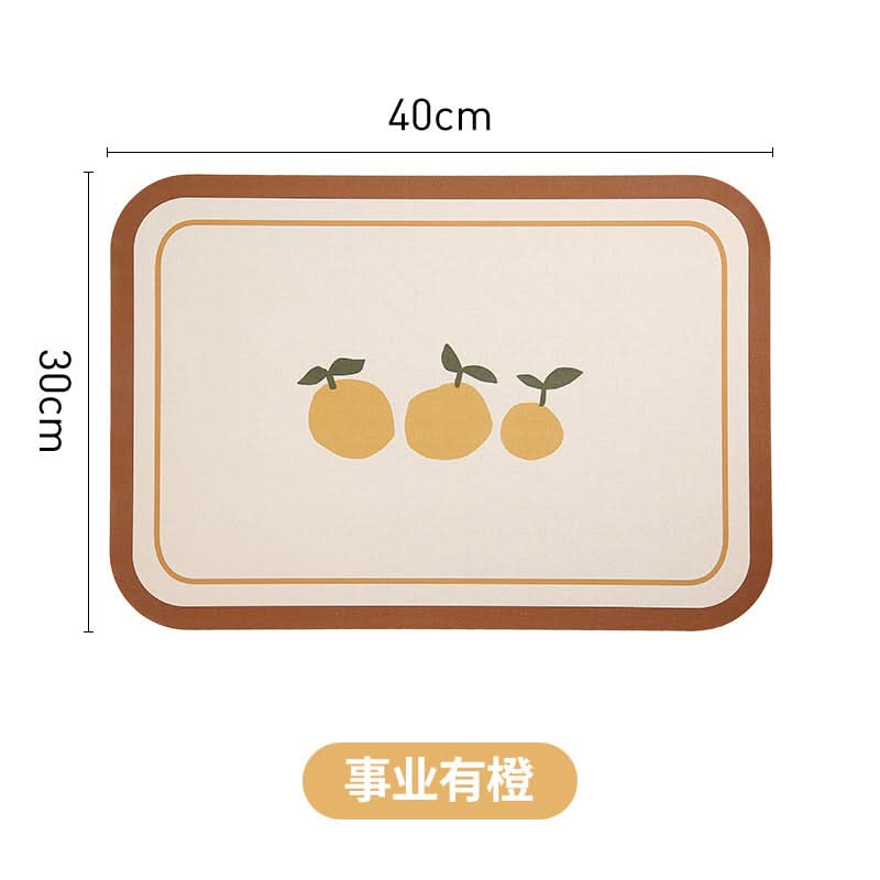 Water-Absorbent Heat-Insulating Nordic Table Mats