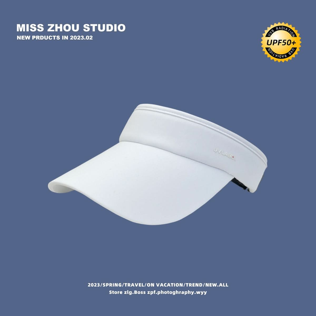 Women's UV Protection Visor Cap – Topless Running Hat for Summer