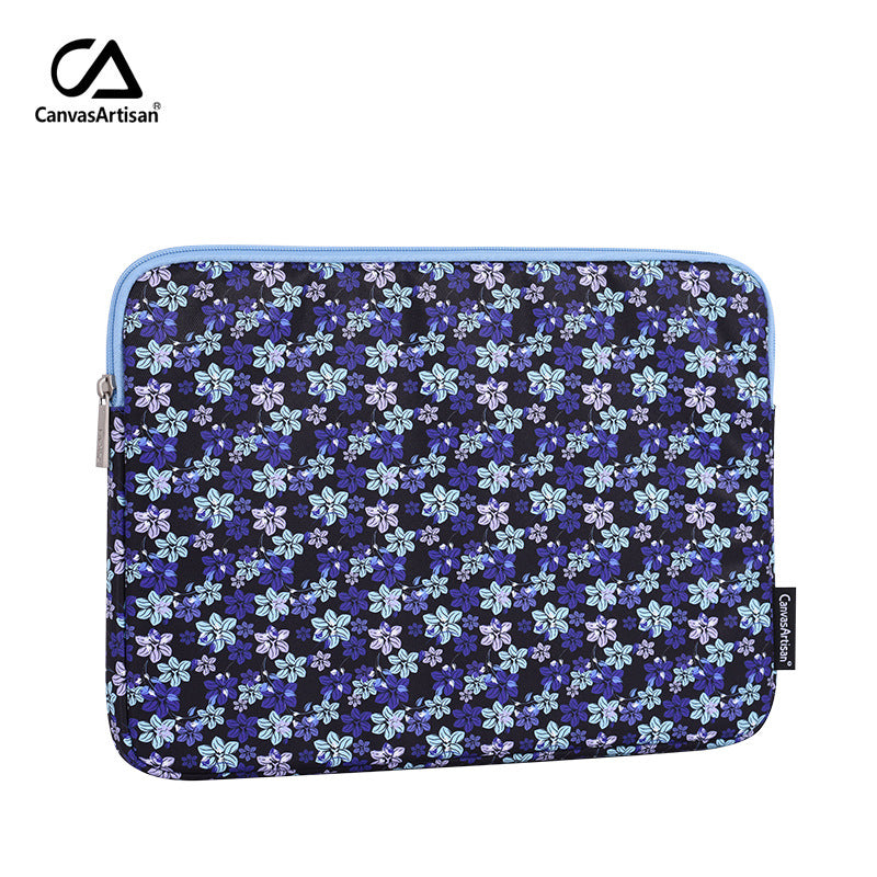 Mini Floral Print Laptop Sleeve – Waterproof Case for 11–15" Devices