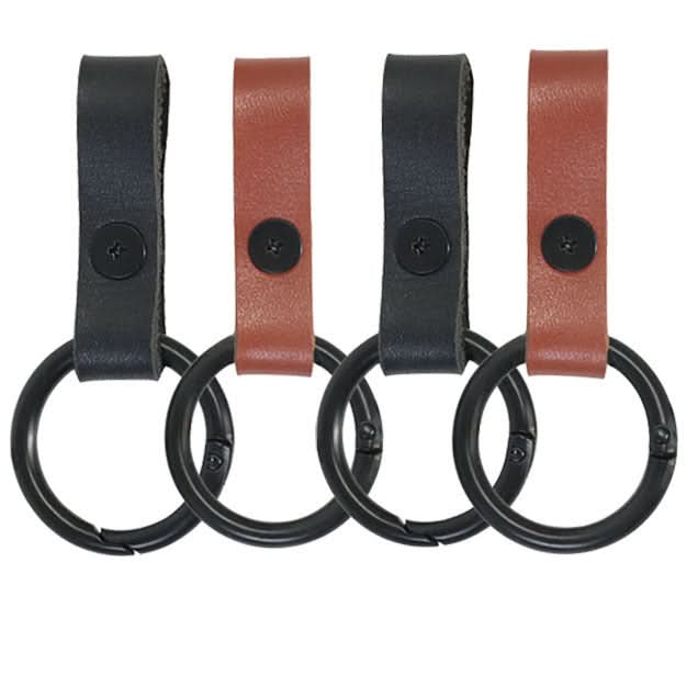 Premium Leather Keychain – Vintage Keyring