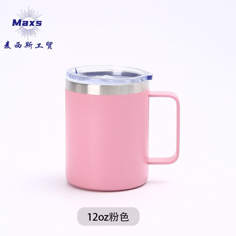 Stainless Steel Vacuum Coffee Thermos Mug – 12oz Insulated Cup