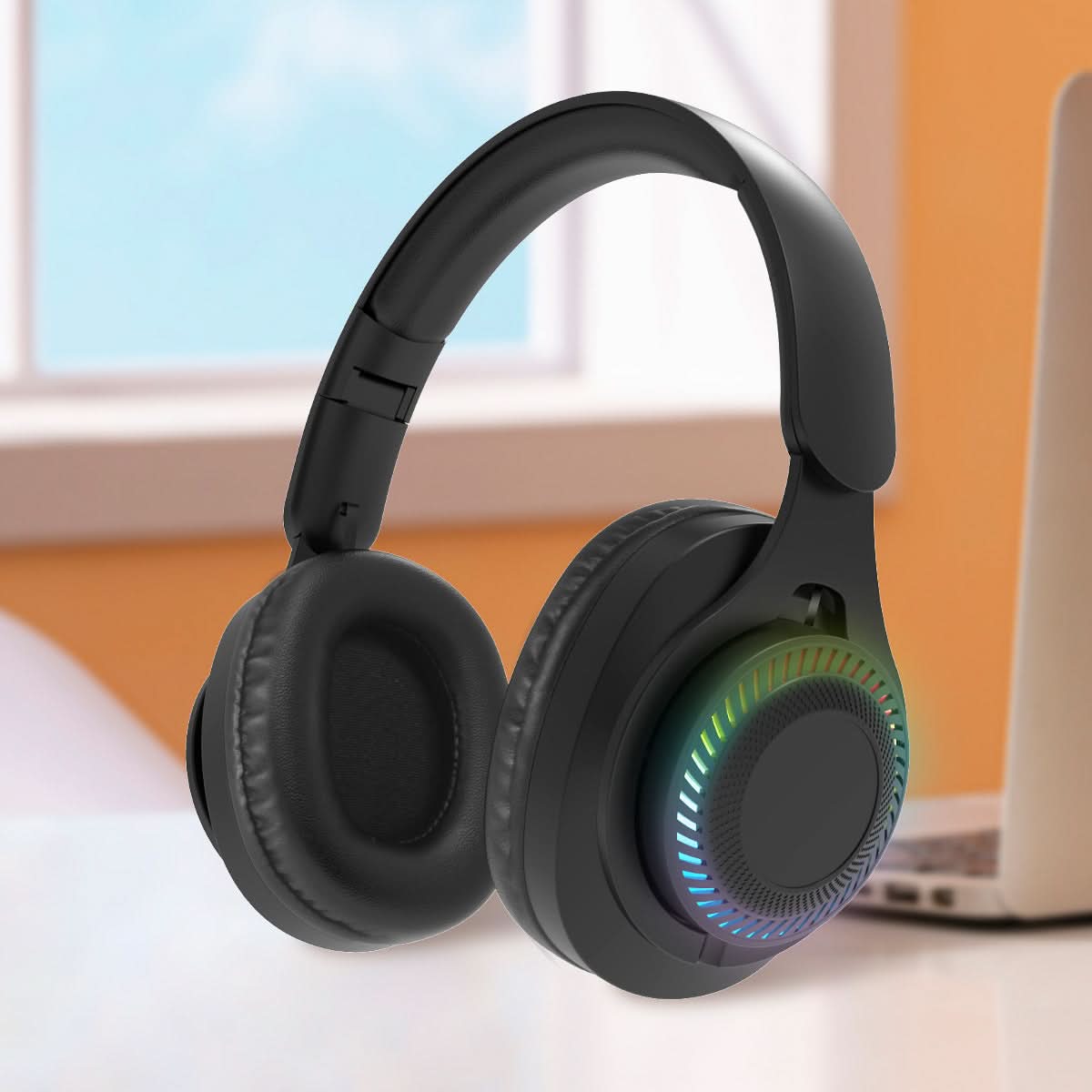 M6max Wireless Bluetooth Headset with Light