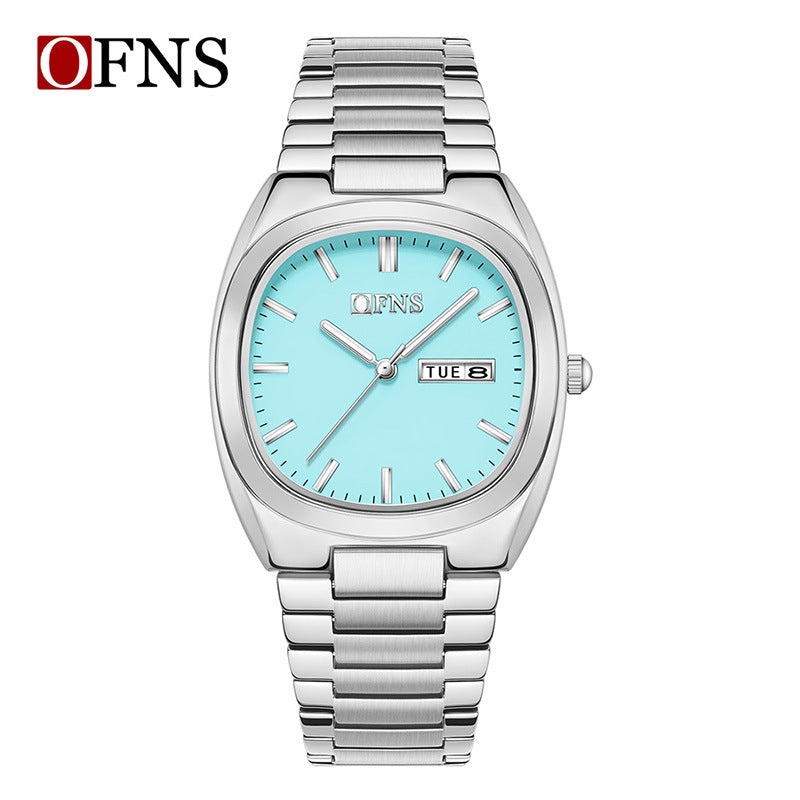 OFNS Women’s Quartz Watch – Luxury Steel Strap, Calendar Display Business Wristwatch
