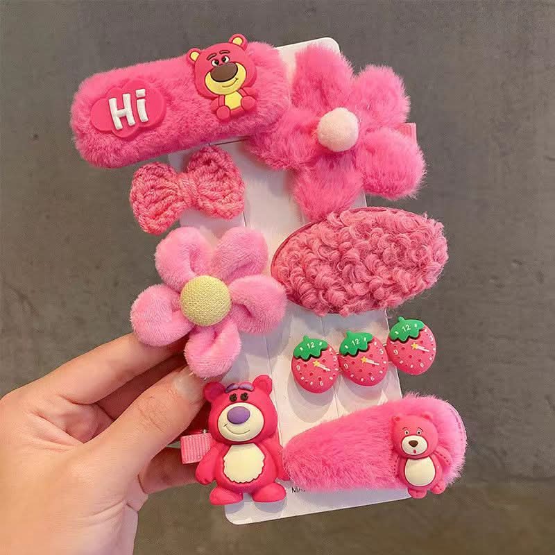 Cute Plush Duckbill Hairpins for Kids