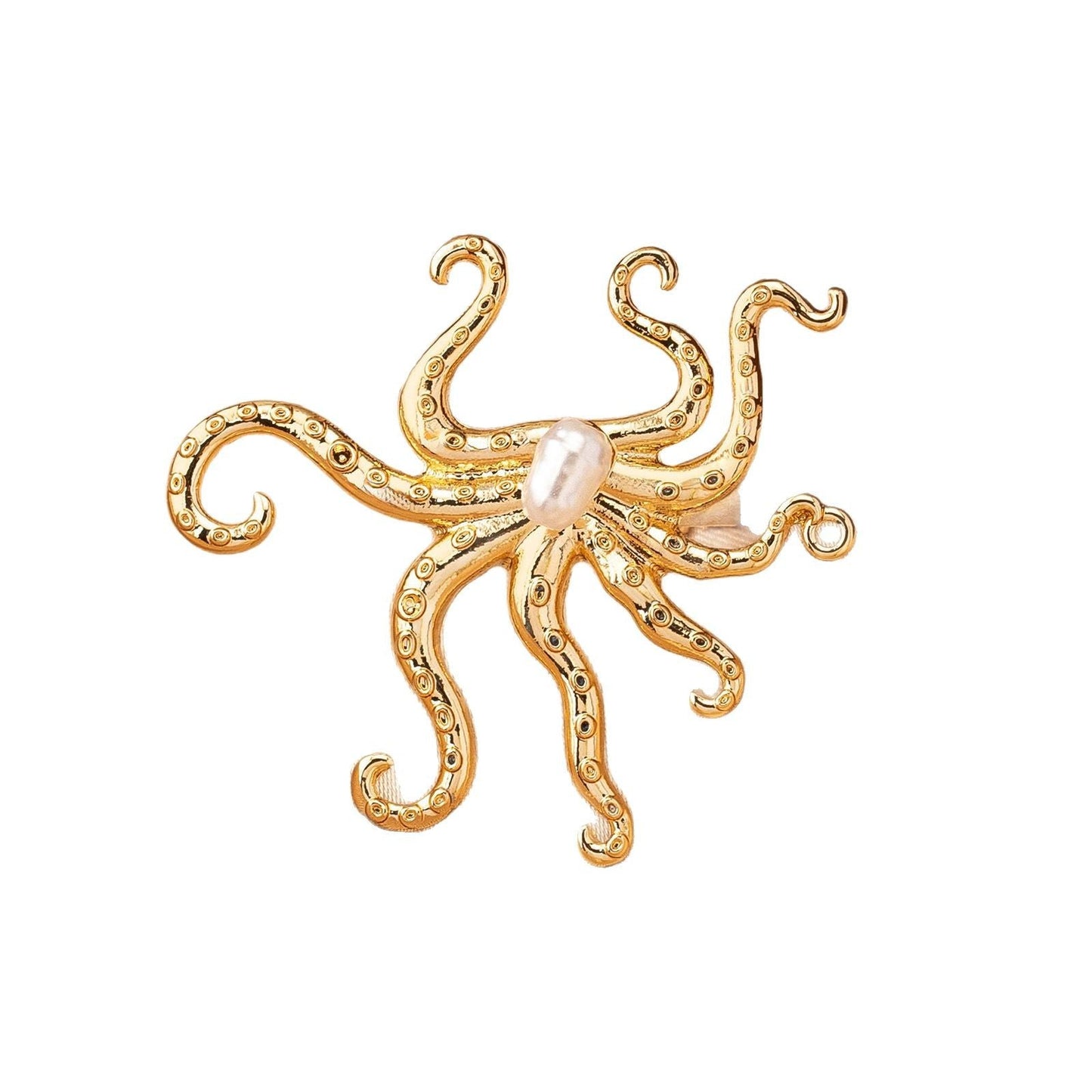 Gold Octopus Adjustable Ring for Women – Trendy Streetwear Statement Jewelry