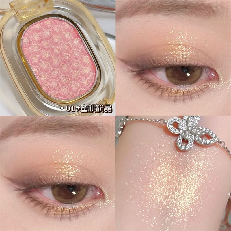 Dikalu Mochi Highlighter Eyeshadow – Soft, Shimmering Pearl Finish