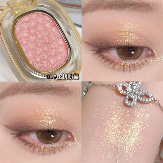 Dikalu Mochi Highlighter Eyeshadow – Soft, Shimmering Pearl Finish