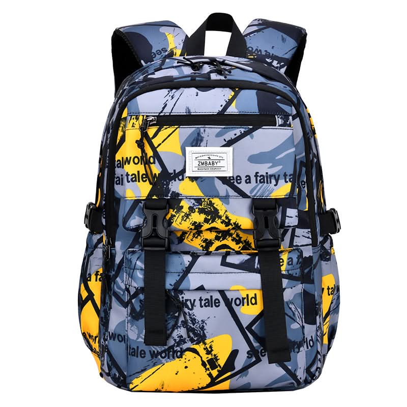 Waterproof Camouflage School Backpack for Boys - Lightweight School Bag