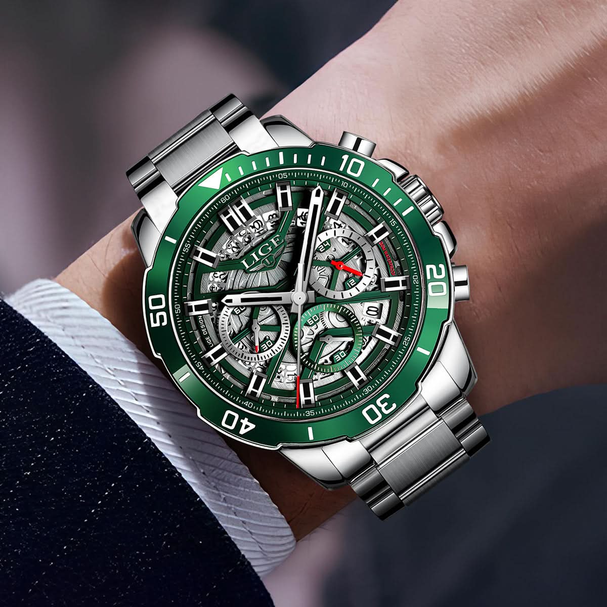 Men’s Luxury Chronograph Quartz Watch - Waterproof