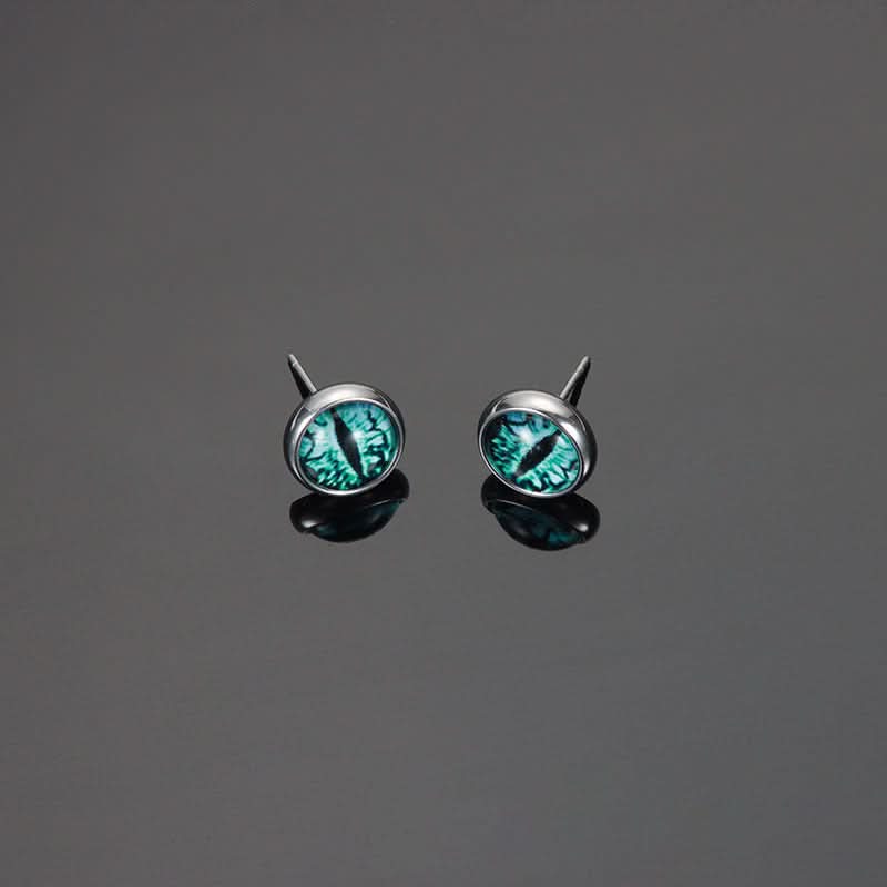 Men’s Devil’s Eye Earrings – Cyberpunk Jewelry