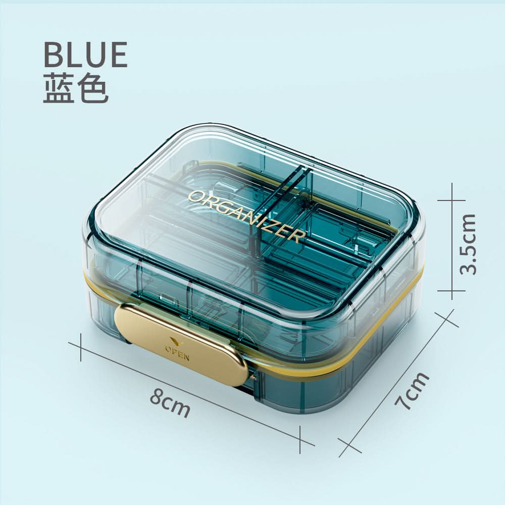 Mini medicine pill box