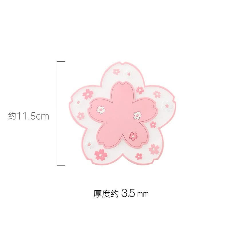 Floral PVC Heat-Resistant Mats – For Hot Dishes, Bowls & Pots (Pack of 2)