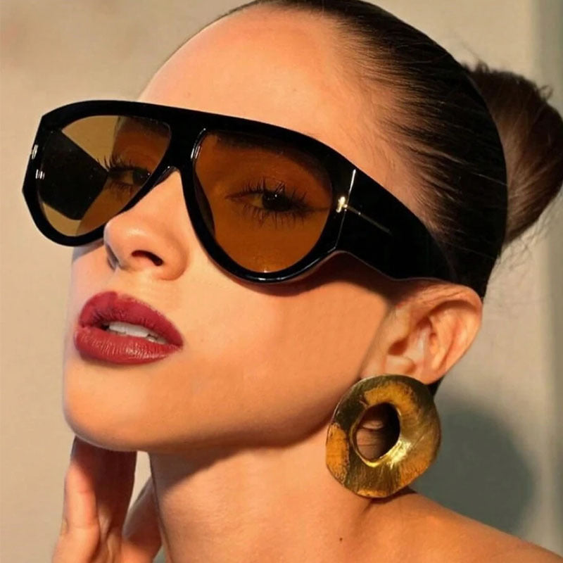 T-Shaped Aviator Sunglasses – Trendy Women’s Style