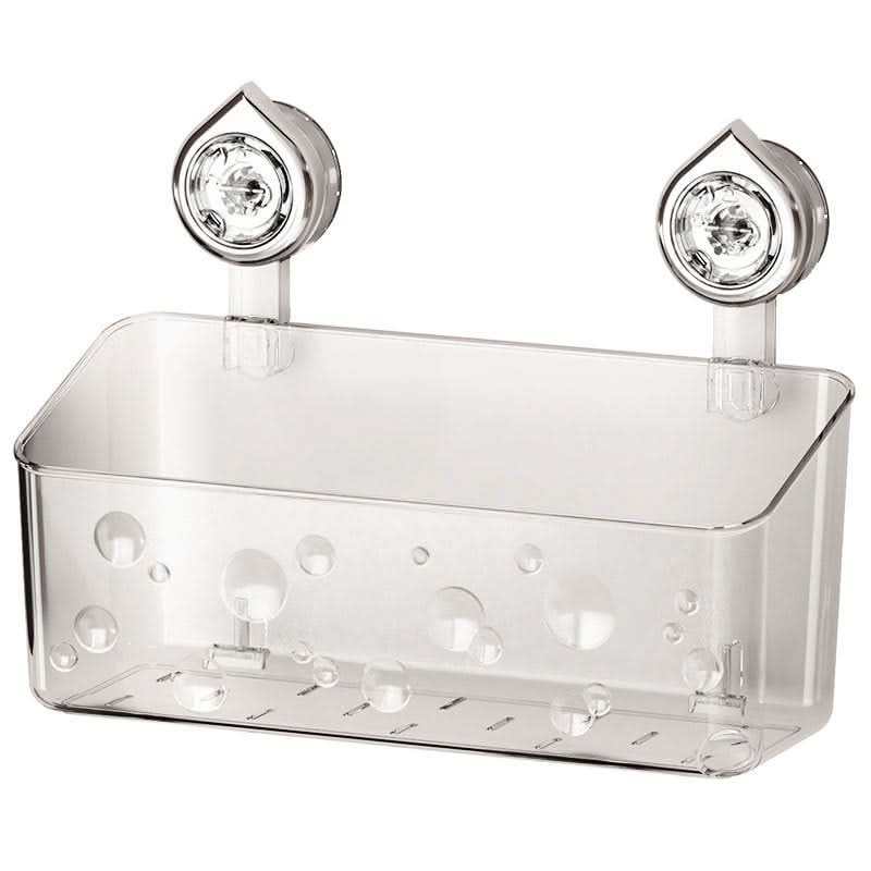 Space-Saving Suction Cup Shelf – Bathroom & Cosmetic Storage Box with Strong Hold