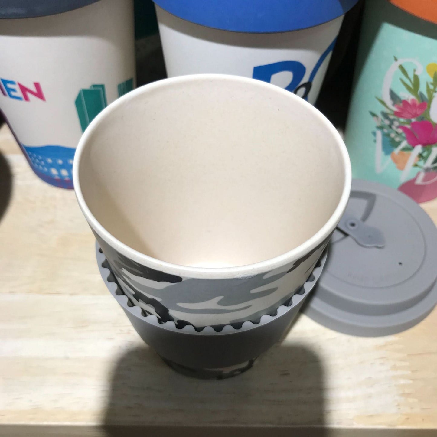 Creative European-Style Coffee Mug – Durable Melamine (350ml)
