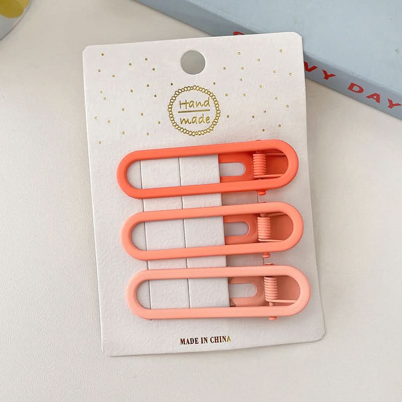 Ice Transparent Jelly Candy Color Hair Clips