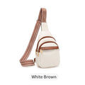 Women's Retro Crossbody Chest Bag – Wide Shoulder Strap