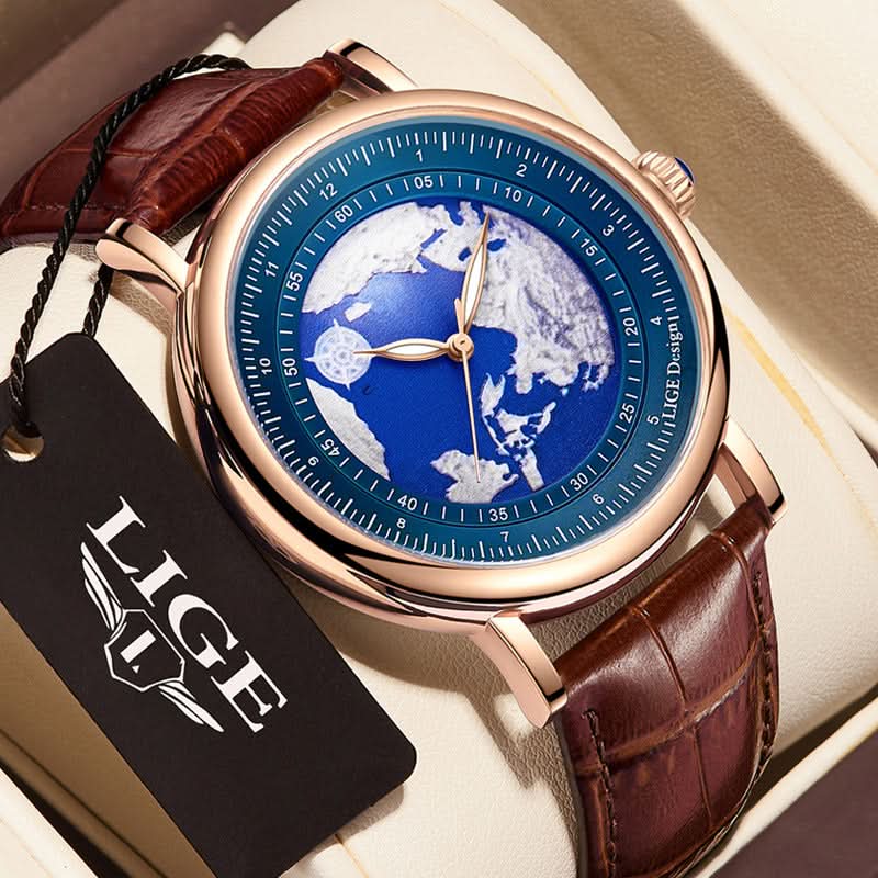 Men's Fashionable Quartz Watch – Business Style, Night Light