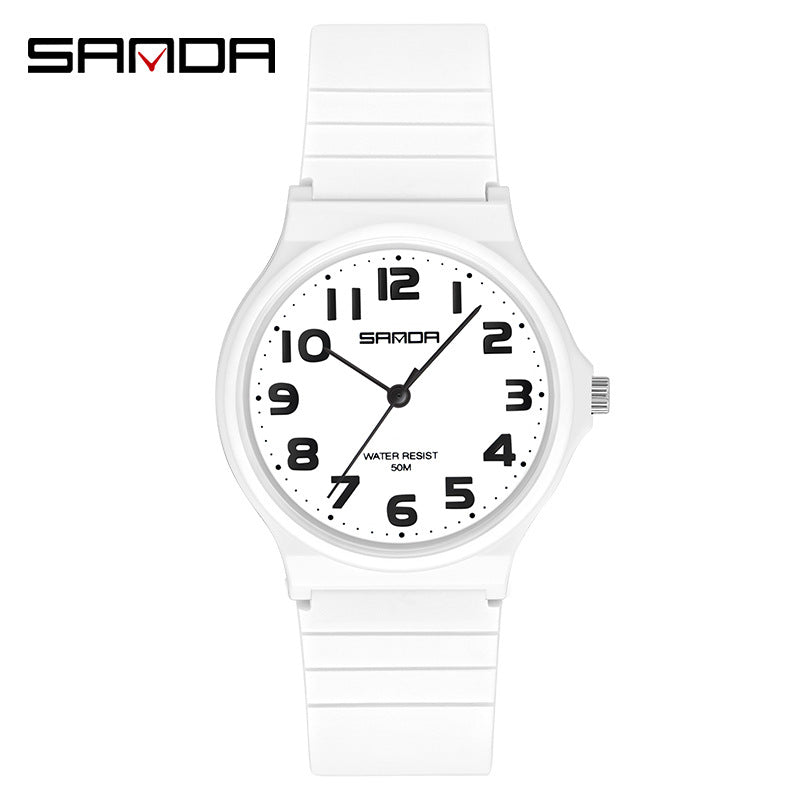 Sanda Women’s Casual Quartz Watch – Waterproof Analog Fashion Watch for Students