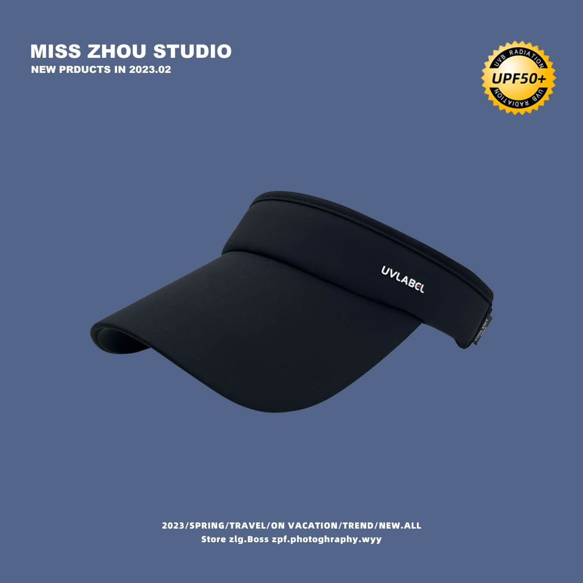 Women's UV Protection Visor Cap – Topless Running Hat for Summer