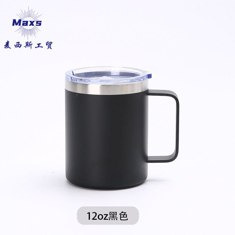 Stainless Steel Vacuum Coffee Thermos Mug – 12oz Insulated Cup