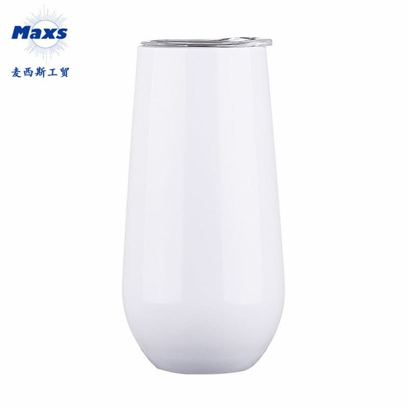 Stainless Steel Wine Tumbler | Double-Walled Insulated Eggshell Cup