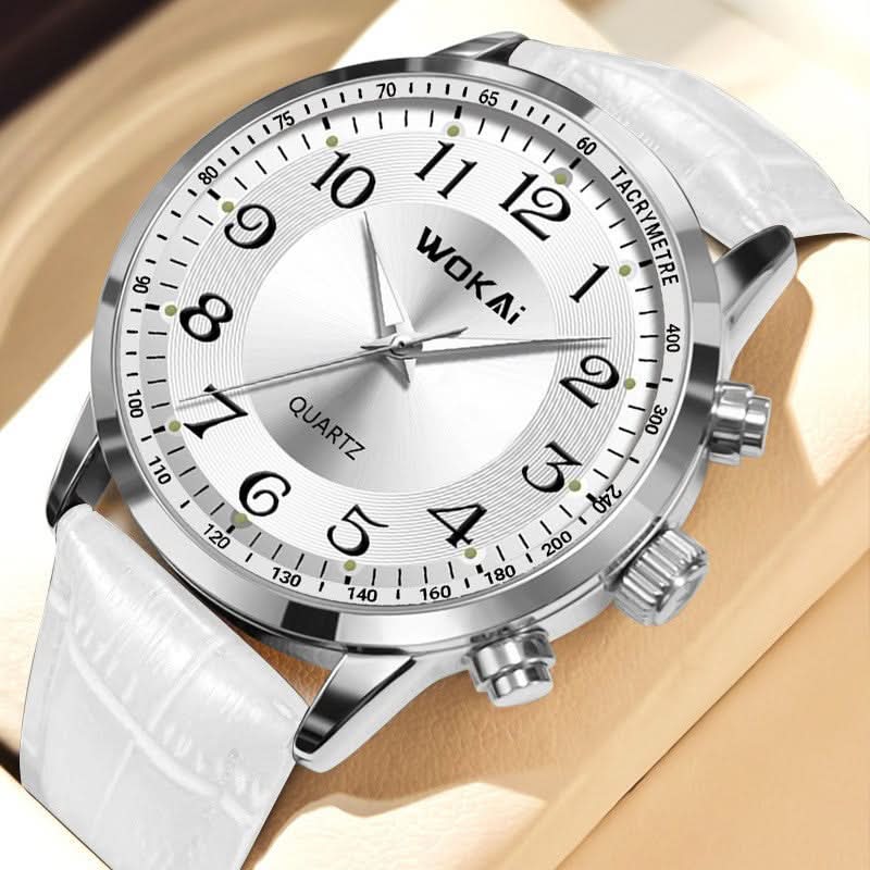 Men's Quartz Sports Watch - White