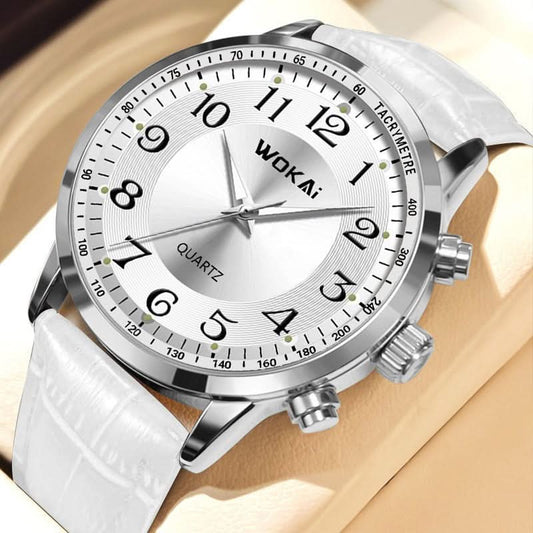 Men's Quartz Sports Watch - White