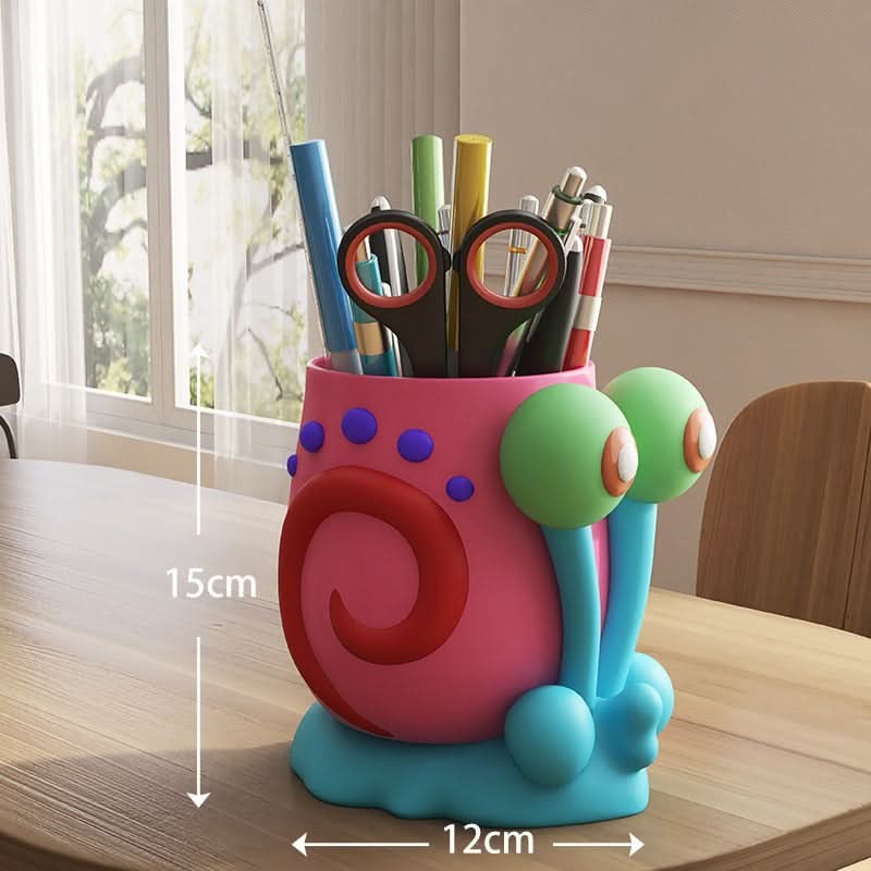 Adorable Snail Pen Holder & Storage Box
