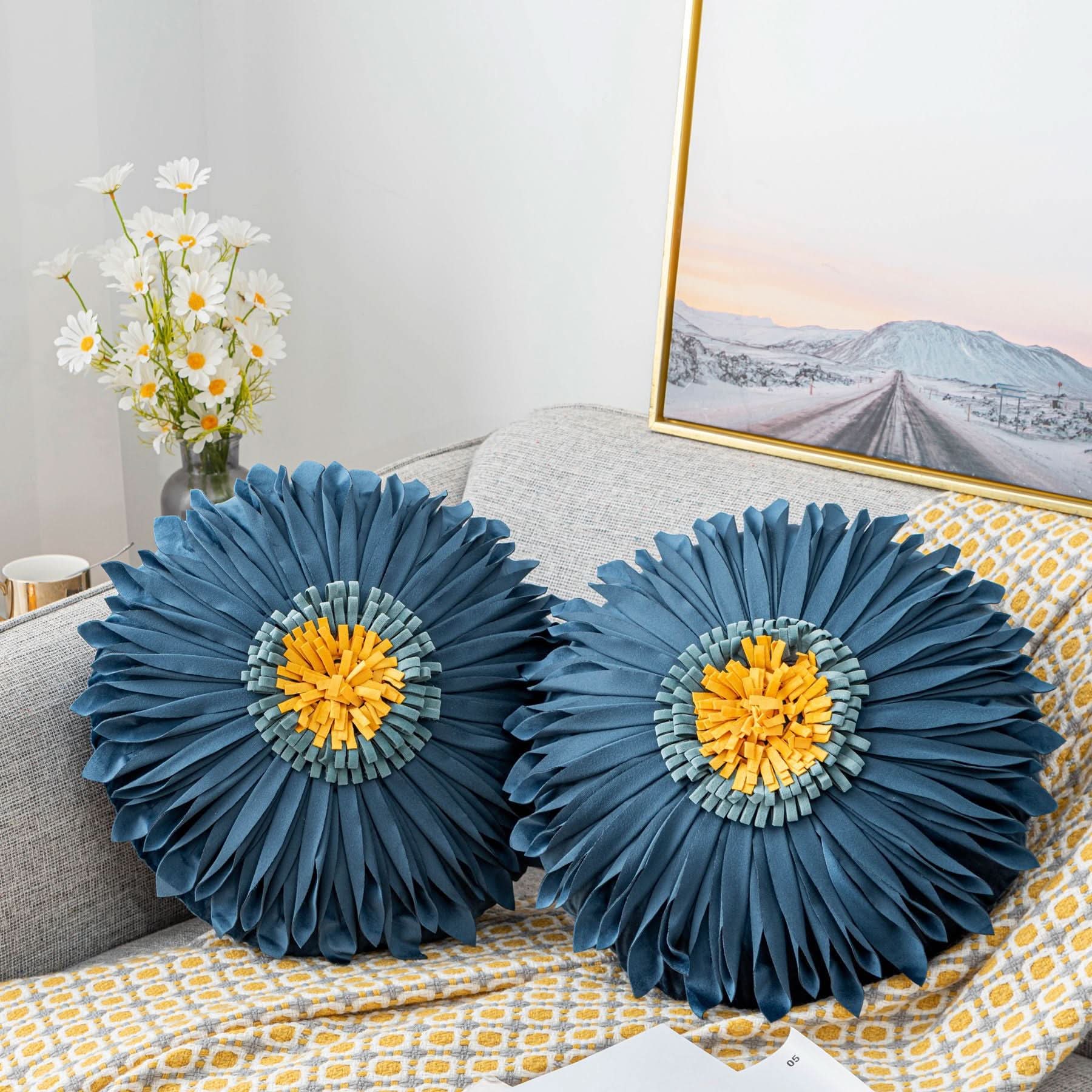 Sunflower Pillowcase - Small Daisy & Sunflower Design