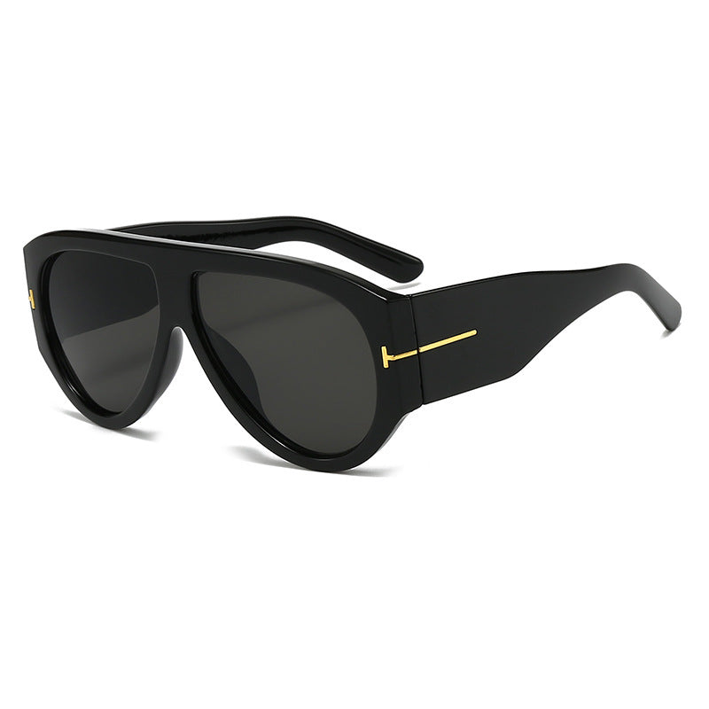 T-Shaped Aviator Sunglasses – Trendy Women’s Style