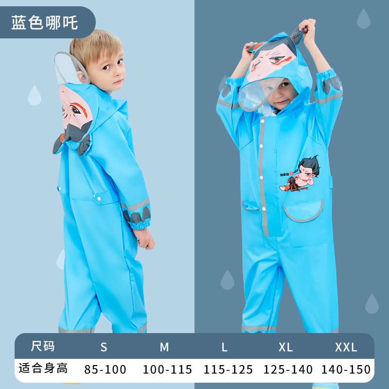 Reusable Full-Body Raincoat for Women & Kids – Lightweight, Waterproof