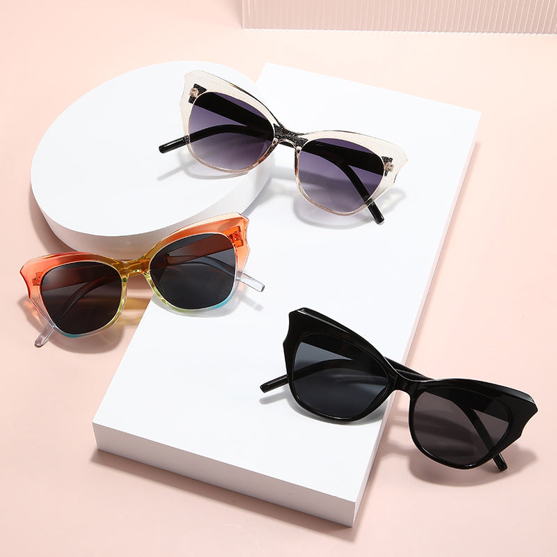 Women’s Colorful Butterfly Sunglasses – UV400 Full Frame Fashion Shades