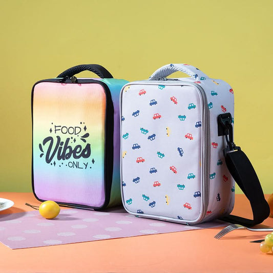 Insulated Lunch Bag – Portable Vertical Cooler Tote Bag