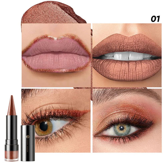 YOUNG VISION Glitter Lipstick & Lip Liner – Moisturizing, Long-Lasting