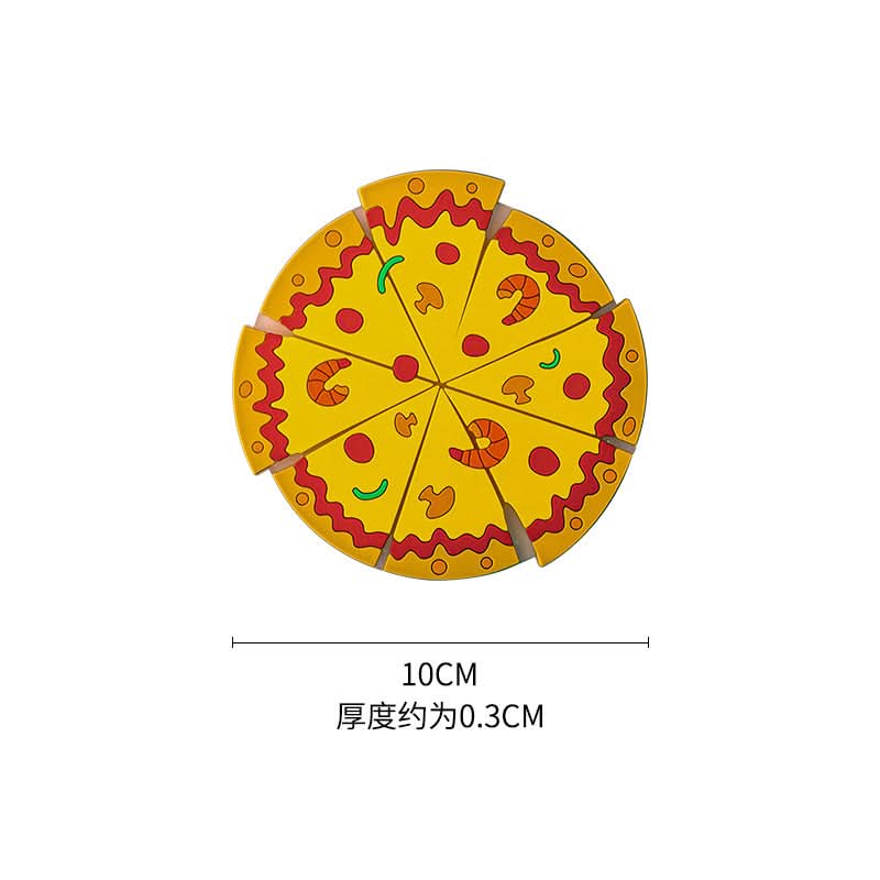 Pizza Slice Heat-Resistant Coaster & Trivet Set – Insulated Pot & Bowl Pads