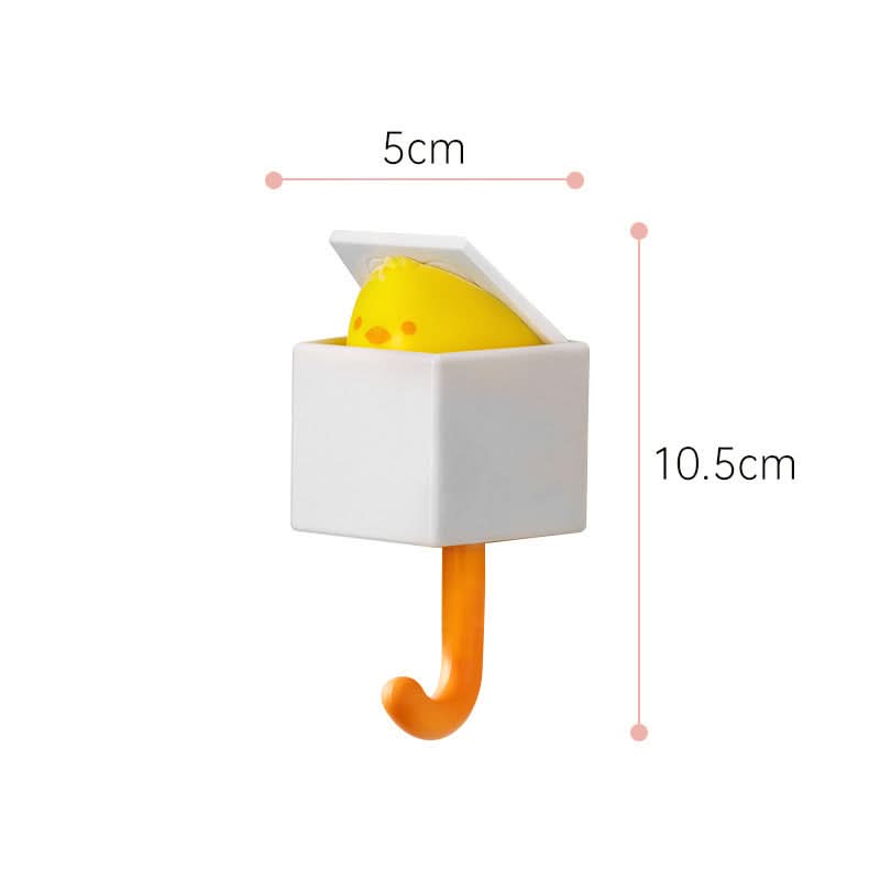 Cute Animal Wall Hook – Punch-Free Adhesive Hook for Keys