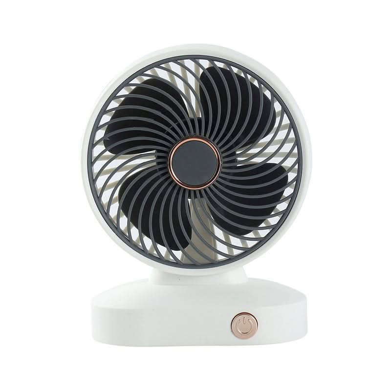USB Rechargeable Mini Desktop Fan – 3-Speed, Portable