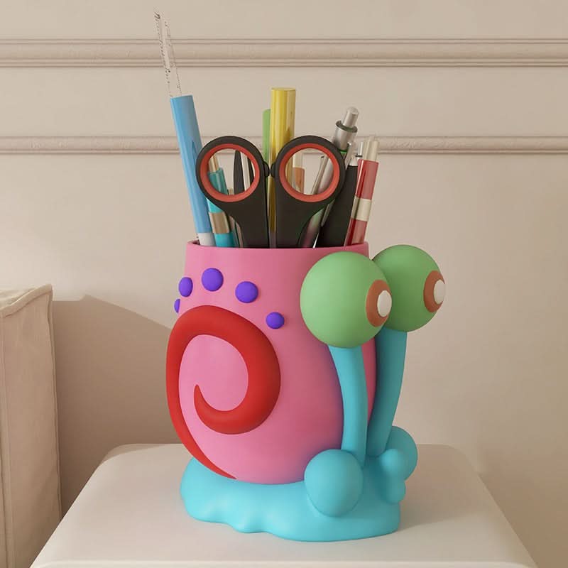 Adorable Snail Pen Holder & Storage Box