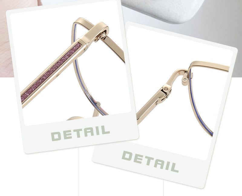 Women's Stylish Photochromic Cat-Eye Glasses – Anti-Blue Light Full Frame Eyewear