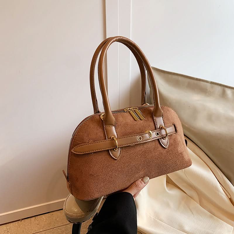 Women's Retro PU Leather Shoulder Bag – Commuter Messenger Tote