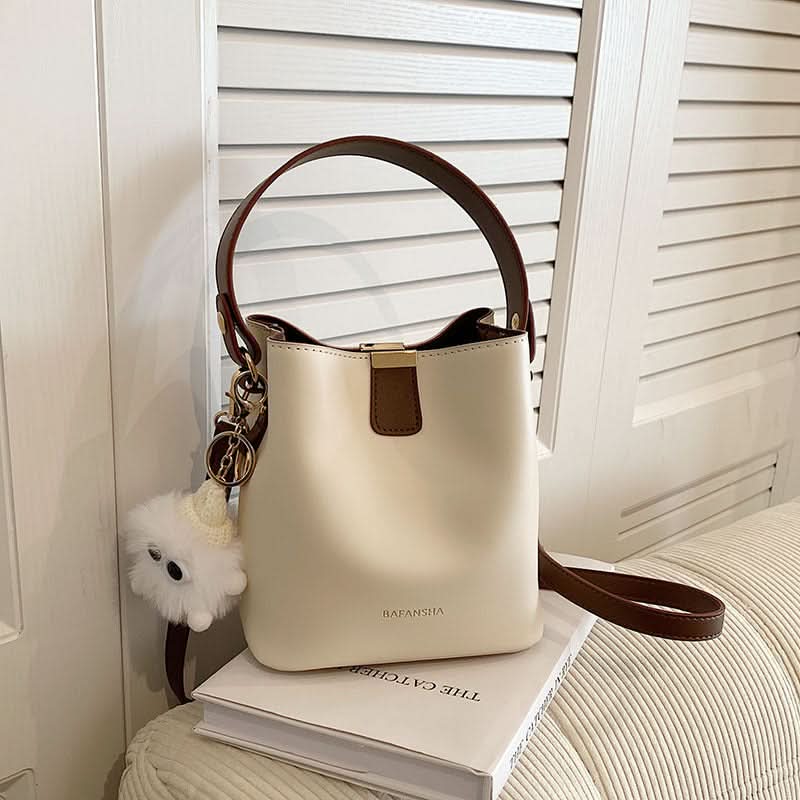 Retro Bucket Shoulder Bag for Women – Fashionable Crossbody Bag