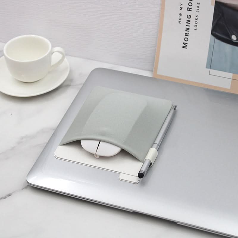 Spot tablet square mouse sticker elastic lycra cloth mouse bag portable elastic mobile phone sticker bag