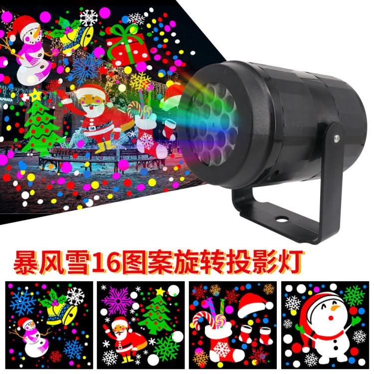 Christmas Snowflake Projector Light, 16 Patterns
