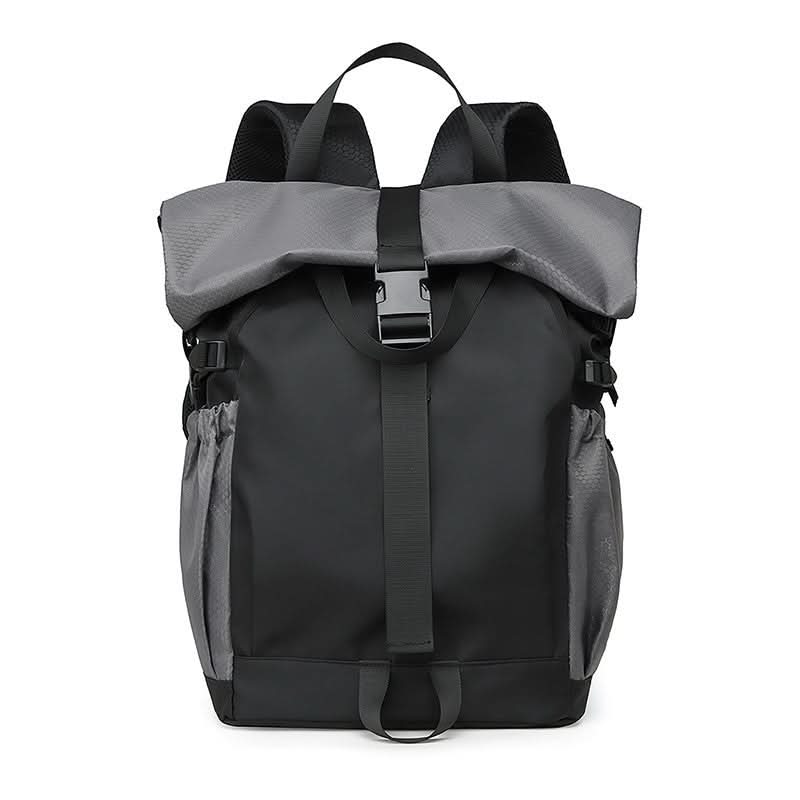 Men's Waterproof Roll-Top Backpack - 16-Inch Laptop Bag