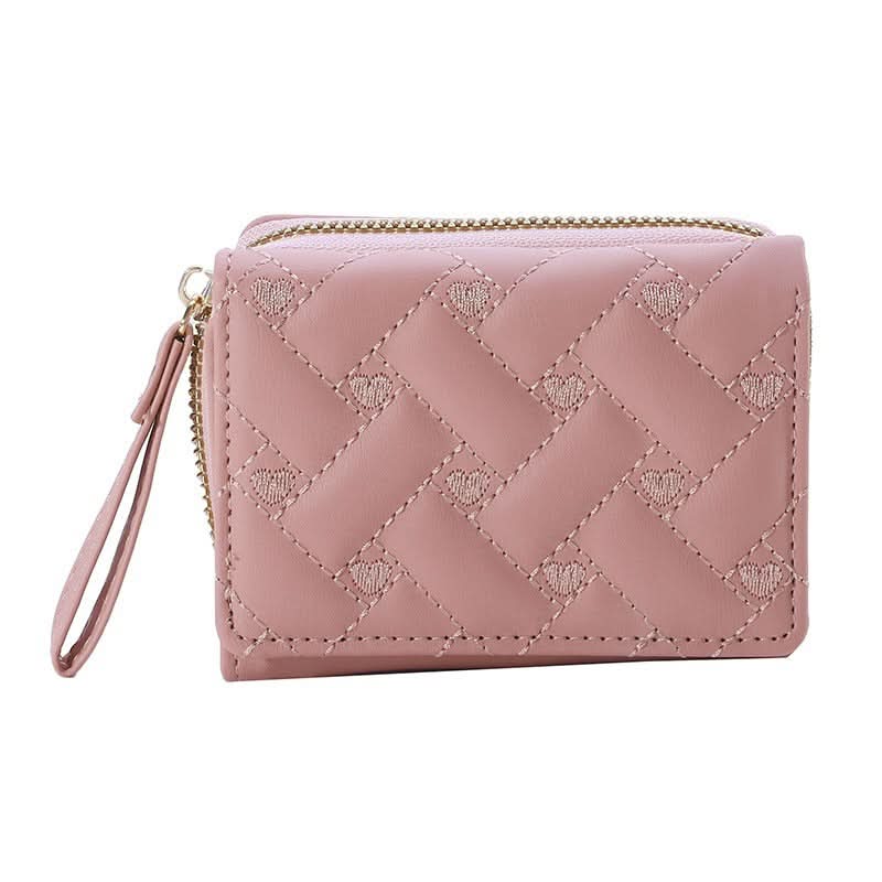 Stylish Embroidered Love Coin Purse