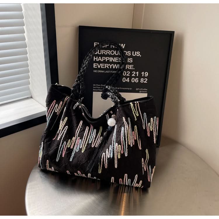 Casual Trend Large Capacity Tote Bag - Fashionable Shoulder Bag