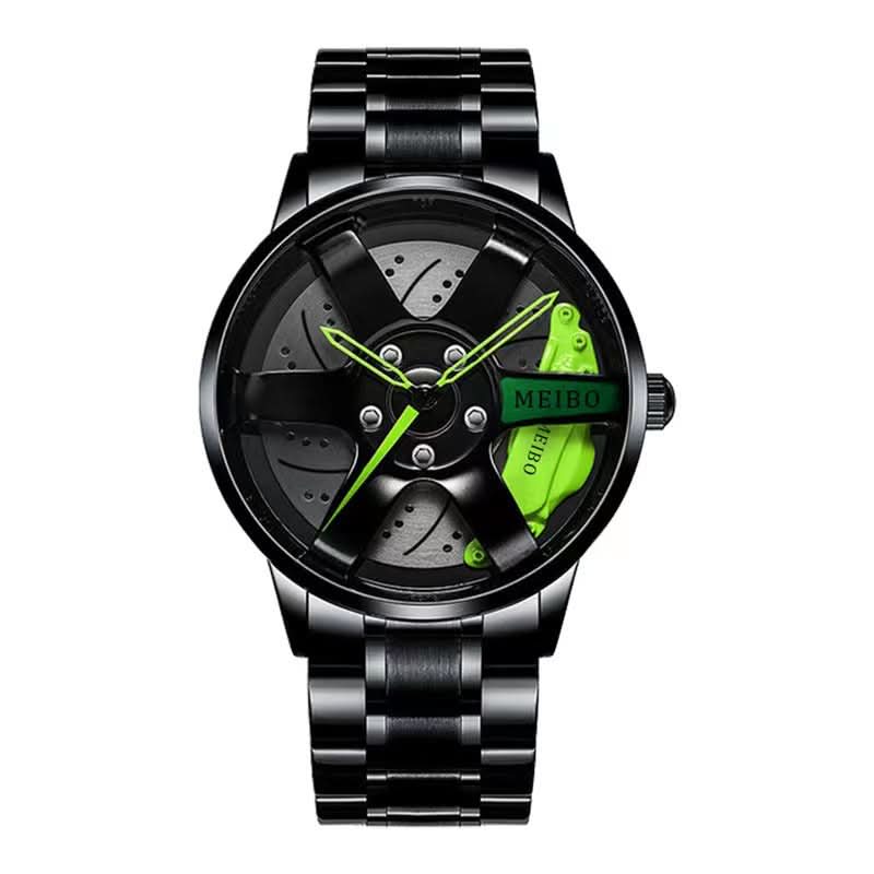 Men's Fashion Quartz Watch, Steel Strap, 40mm Dial