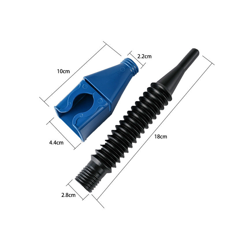 Square Bayonet Oil Funnel – Hands-Free Acrylic Refueling Tool for Kitchen & Automotive