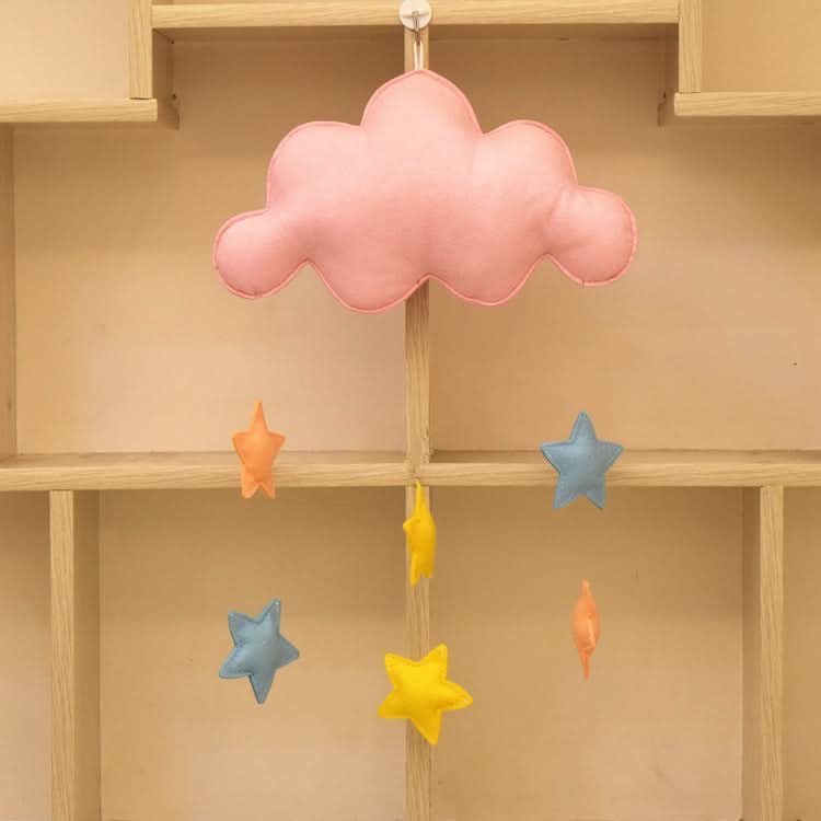 Whimsical Cloud Hanging Décor – 3D Soft Felt Nursery & Kids’ Room Pendant